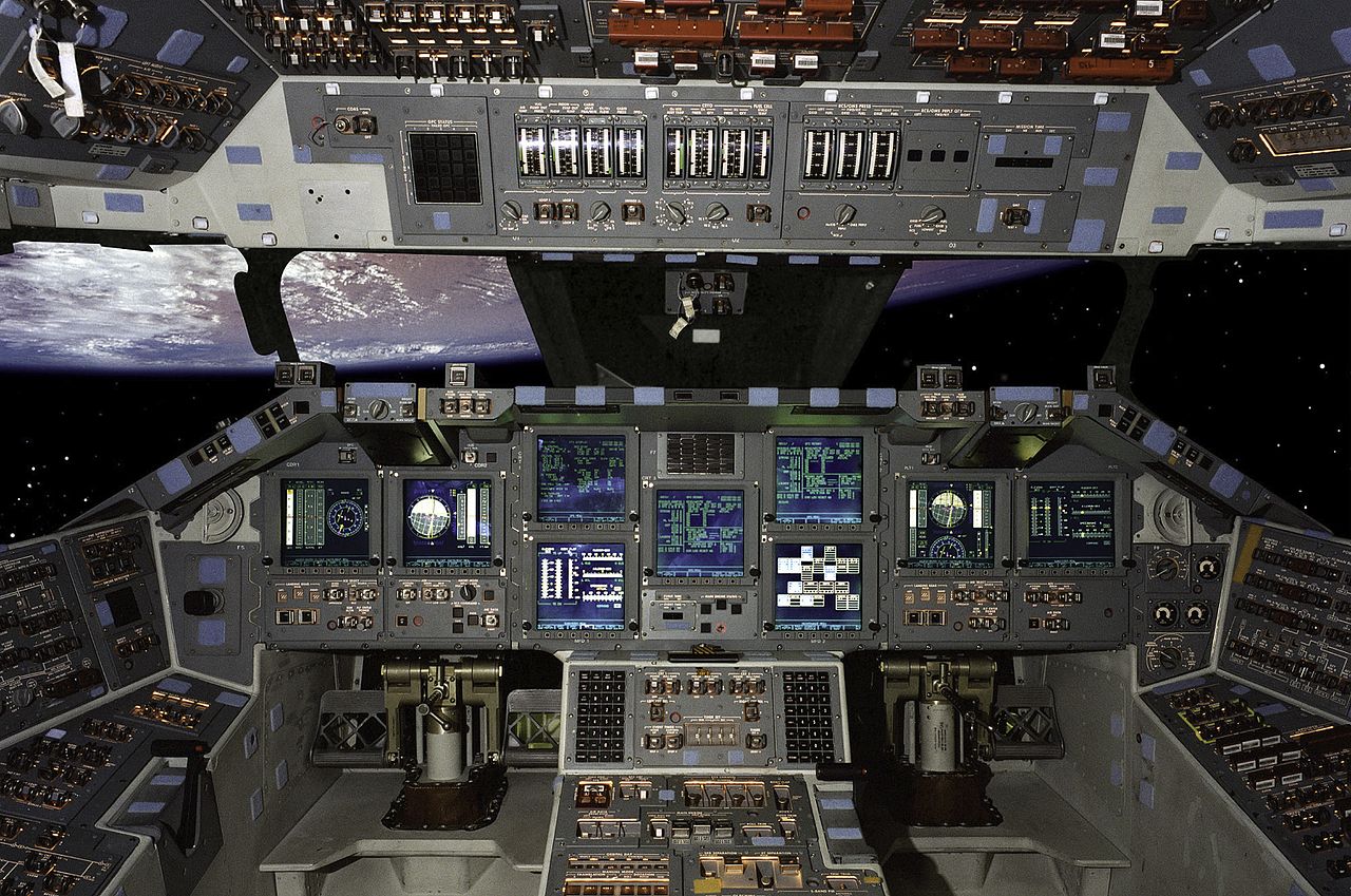 Space Shuttle Cockpit Blank Meme Template