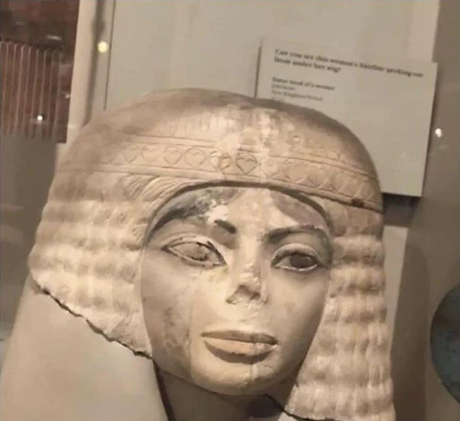 High Quality Egypt Statue Blank Meme Template