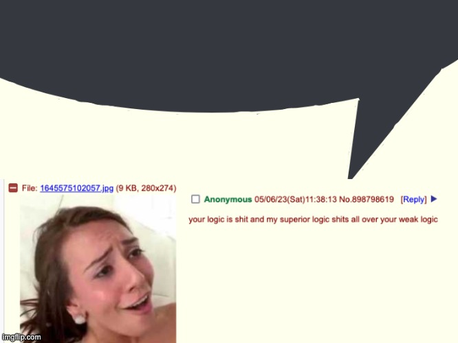 image tagged in discord speech bubble | made w/ Imgflip meme maker