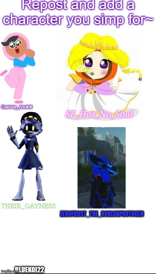 Joke cuz aroace | BLUEKOI22 | made w/ Imgflip meme maker