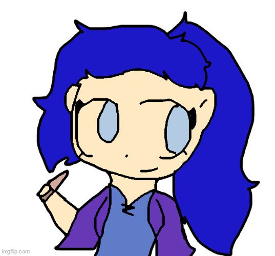 i made a terraria oc, i dont have a name for  her yet (she's based off my character in game) | made w/ Imgflip meme maker