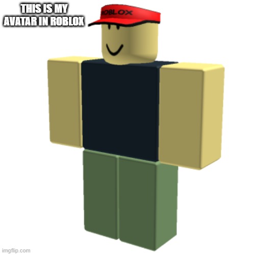 this is my avatar! rate it 1 to 10! | THIS IS MY AVATAR IN ROBLOX | image tagged in roblox,avatar,classic | made w/ Imgflip meme maker