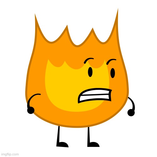 Firey BFDI | image tagged in firey bfdi | made w/ Imgflip meme maker