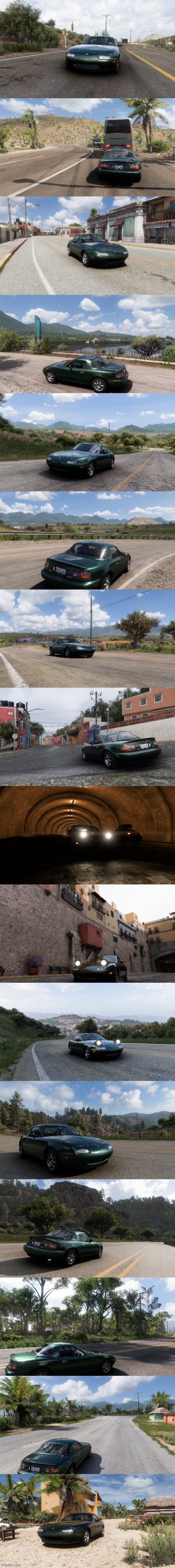 I drove my stock Miata from one end of the map to the other | image tagged in forza horizon 5 | made w/ Imgflip meme maker