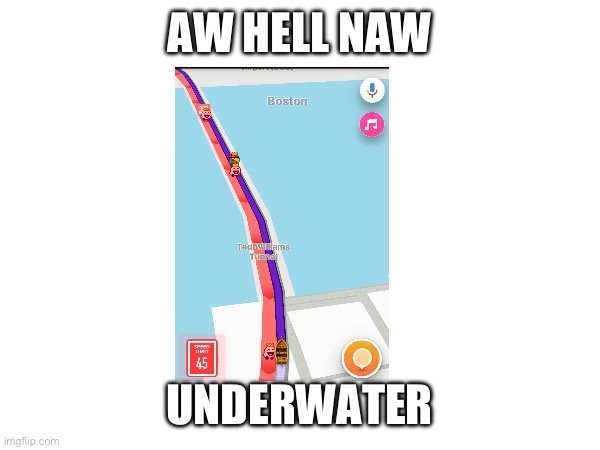 At least i am a boat | AW HELL NAW; UNDERWATER | image tagged in water,boat,drive | made w/ Imgflip meme maker