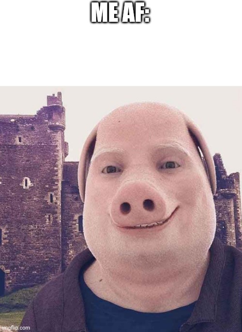 John pork | ME AF: | image tagged in john pork | made w/ Imgflip meme maker