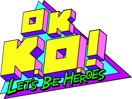 High Quality Ok Ko Lets Be Heroes Logo Blank Meme Template