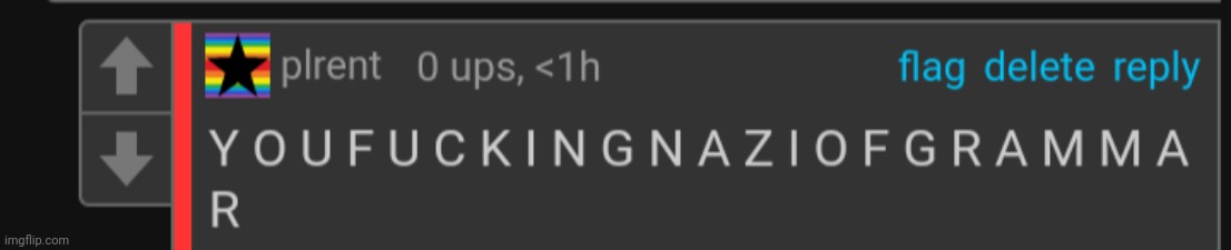 You fucking Nazi of grammar | image tagged in you fucking nazi of grammar | made w/ Imgflip meme maker