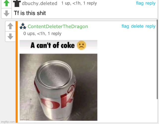 A can’t of coke | made w/ Imgflip meme maker