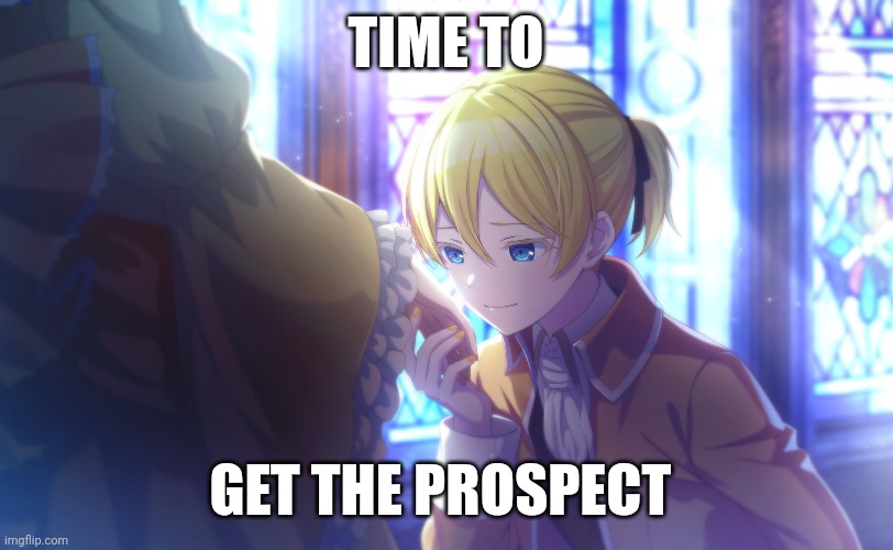 Allen prospect | TIME TO; GET THE PROSPECT | image tagged in project diva | made w/ Imgflip meme maker