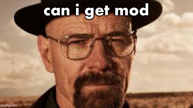 - | can i get mod | made w/ Imgflip meme maker