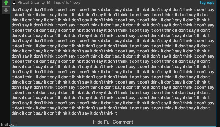 DONT THINK IT DONT SAY IT | image tagged in dont think it dont say it | made w/ Imgflip meme maker
