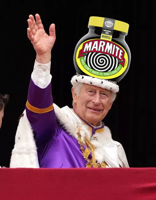 Monarchy Marmite Blank Meme Template