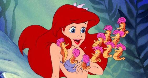 Ariel From The Little Mermaid Blank Meme Template
