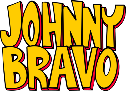 High Quality Johnny Bravo Logo Blank Meme Template