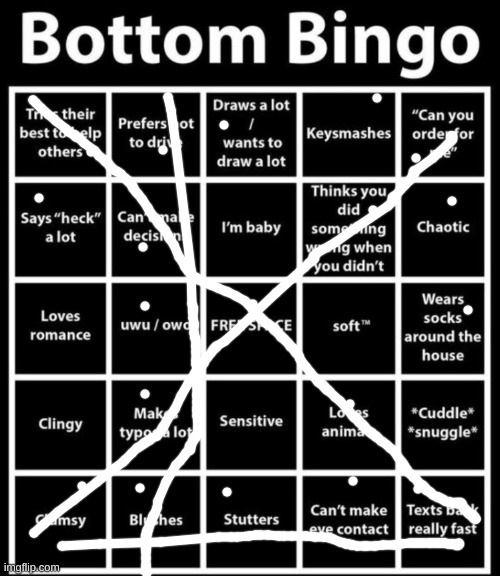 ok | image tagged in bottom bingo | made w/ Imgflip meme maker