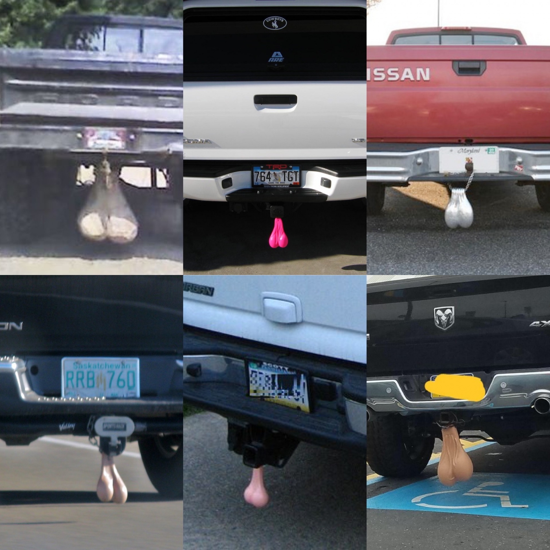 High Quality Truck nuts Blank Meme Template