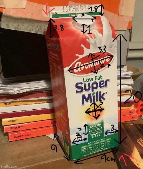 Dimensions Of A Milk Carton Imgflip