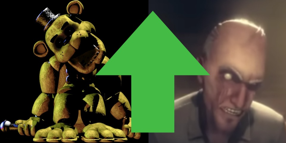 The Golden Freddy and Wilson ULTIMATE UPVOTE!!! Blank Meme Template