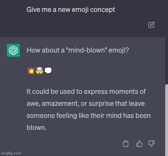 Thoughts? | image tagged in emoji,chatgpt | made w/ Imgflip meme maker