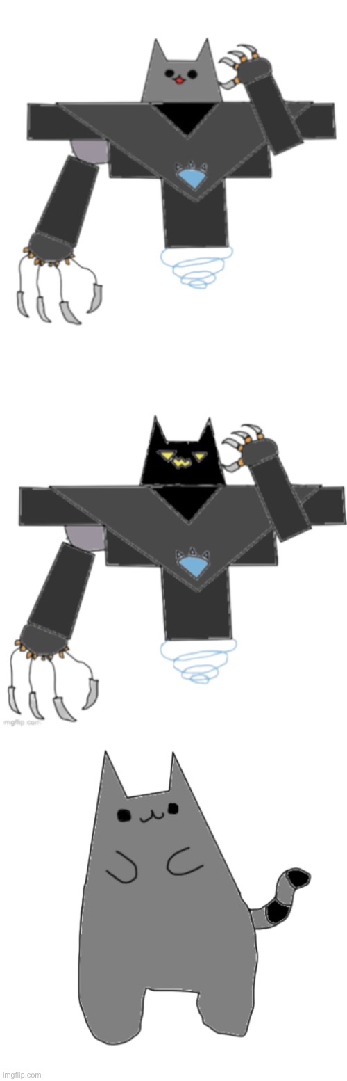 image tagged in iron larry v2,larry the cat | made w/ Imgflip meme maker