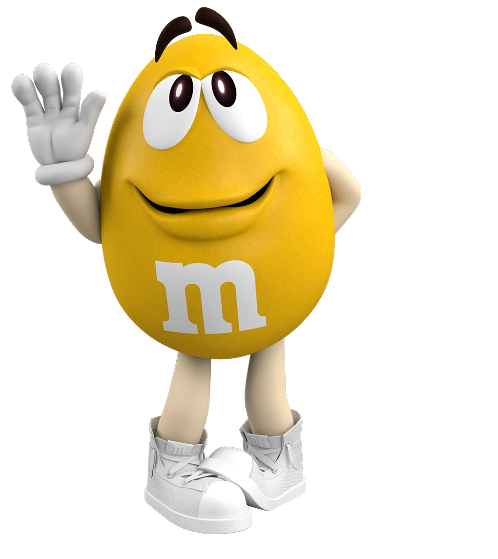 High Quality Yellow M&M Blank Meme Template