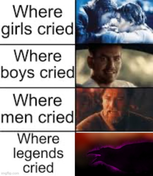 "Alone in the dark, with the sky stained red and the sea quiet, a small and frail form twitched, fluttered once, and then lay st | image tagged in where legends cried | made w/ Imgflip meme maker
