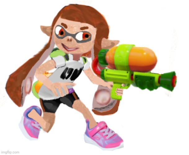 Splatoon real | image tagged in splatoon real | made w/ Imgflip meme maker