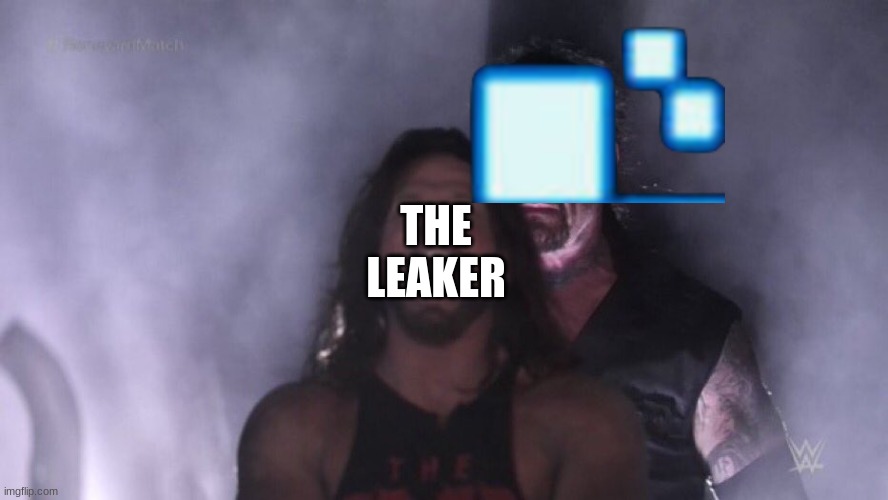 AJ Styles & Undertaker | THE LEAKER | image tagged in aj styles undertaker | made w/ Imgflip meme maker