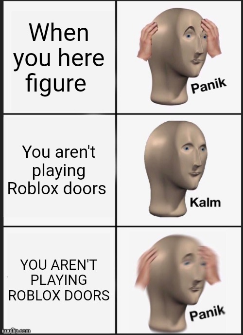 Roblox Doors Figure in different languages meme 