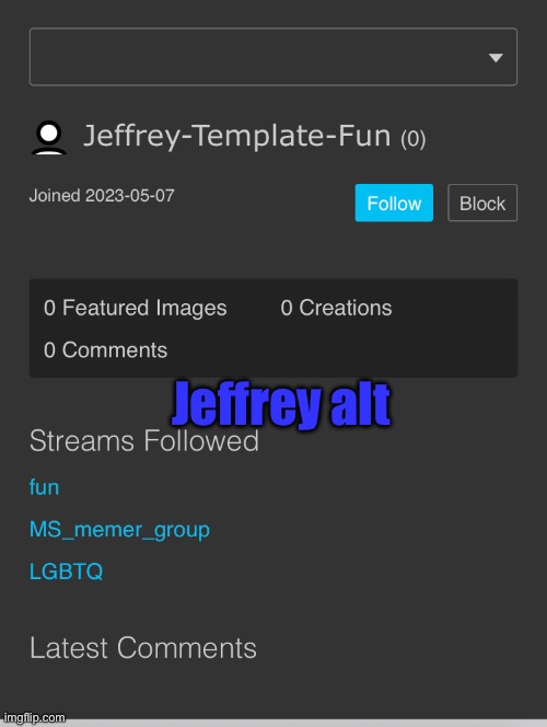 Jeffrey alt | made w/ Imgflip meme maker