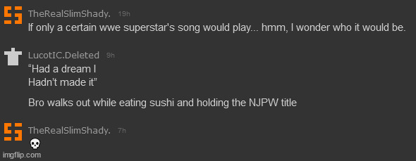 Irrelivant wwe talk | made w/ Imgflip meme maker