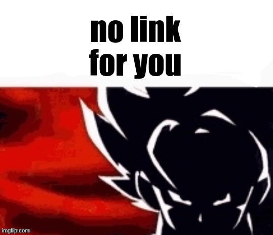 i aint clicking that link | no link for you | image tagged in i aint clicking that link | made w/ Imgflip meme maker