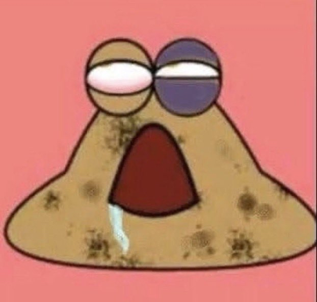 Abused Pou Blank Template - Imgflip