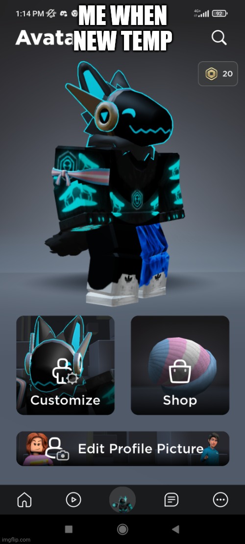 The toaster 2.0 | ME WHEN NEW TEMP | image tagged in the toaster 2 0 | made w/ Imgflip meme maker