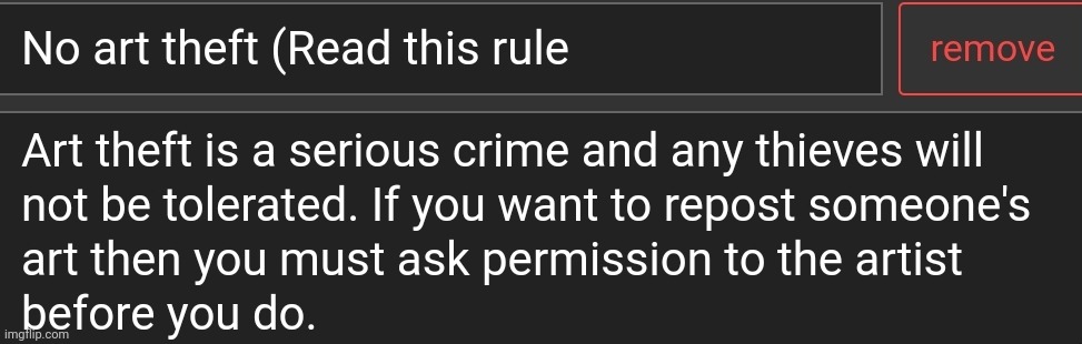 The rule has been added | made w/ Imgflip meme maker