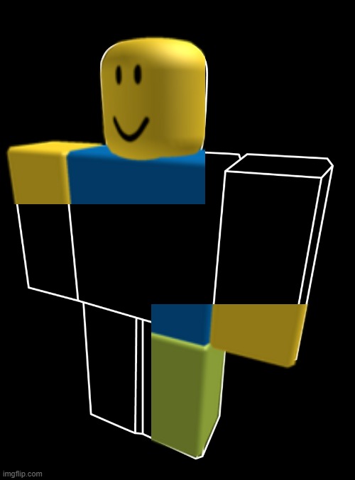 Roblox Noob T-posing Blank Template - Imgflip