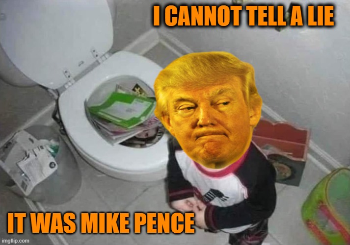 I CANNOT TELL A LIE IT WAS MIKE PENCE | made w/ Imgflip meme maker