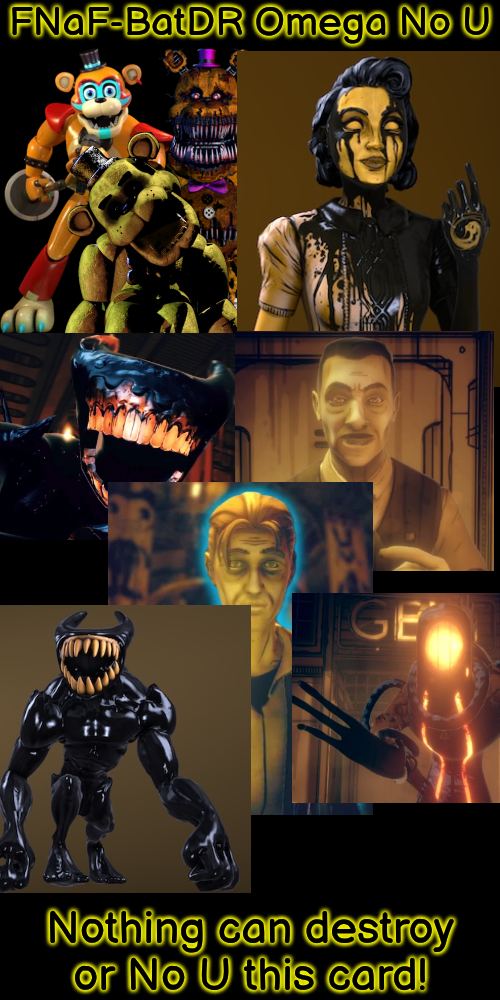 FNaF-BatDR No U Blank Meme Template