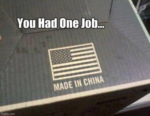 “China” | image tagged in oh wow are you actually reading these tags,you had one job | made w/ Imgflip meme maker