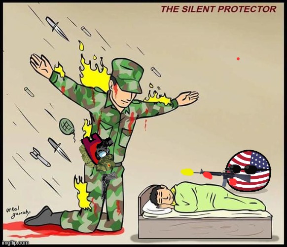 the silent protector | image tagged in the silent protector | made w/ Imgflip meme maker