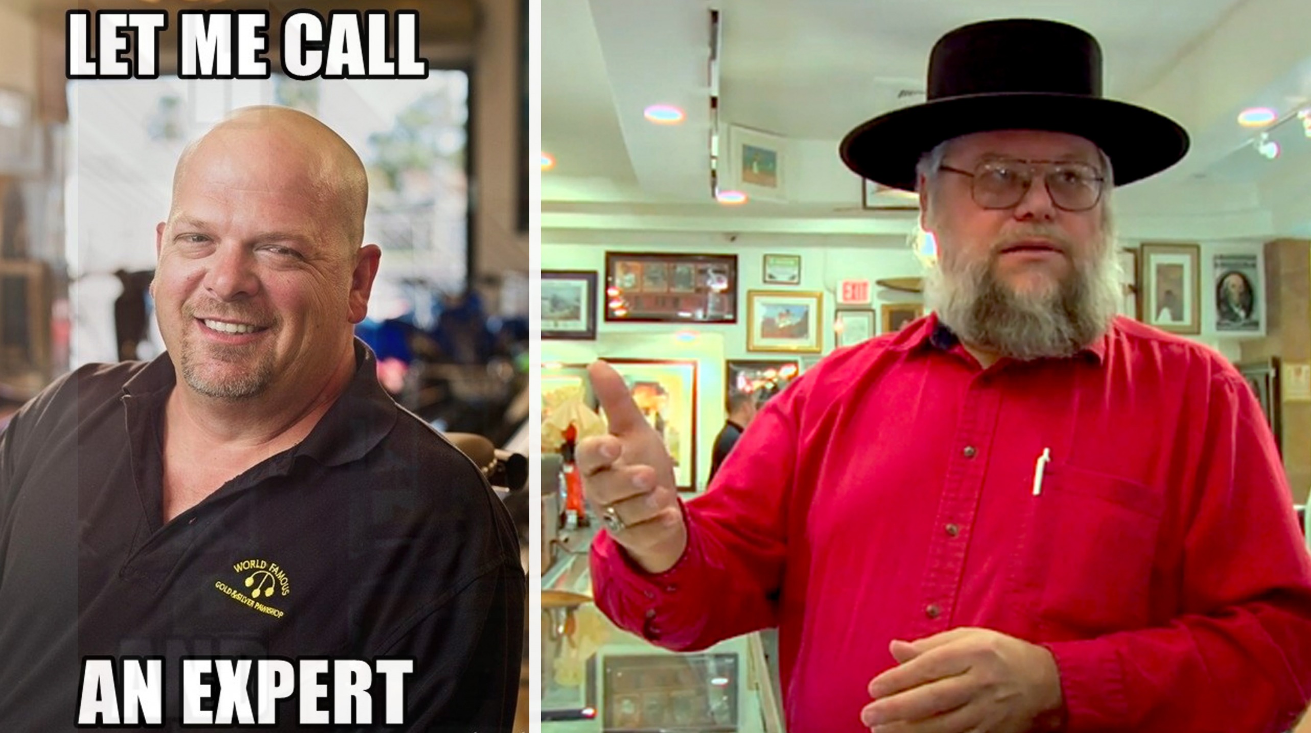 High Quality rick harrison Mark Hall-Patton Blank Meme Template