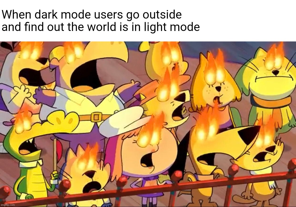 When dark mode users go outside and find out the world is in light mode | image tagged in eclipse,burning,burning eyes | made w/ Imgflip meme maker