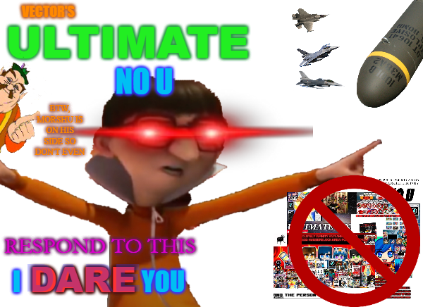 Vector's Ultimate NO U Blank Meme Template