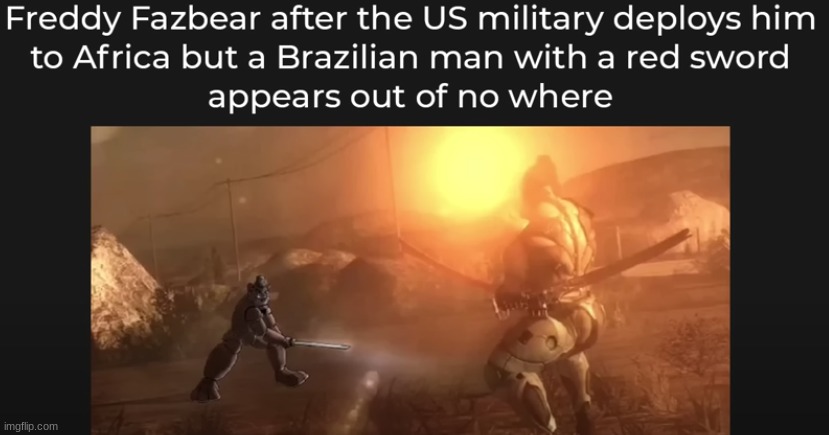 hmmm... | image tagged in metal gear rising,fnaf | made w/ Imgflip meme maker