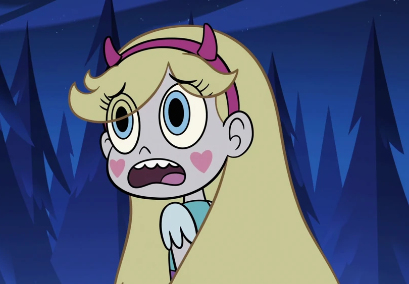 Star Butterfly looking back Blank Meme Template