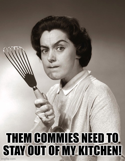 THEM COMMIES NEED TO STAY OUT OF MY KITCHEN! | made w/ Imgflip meme maker