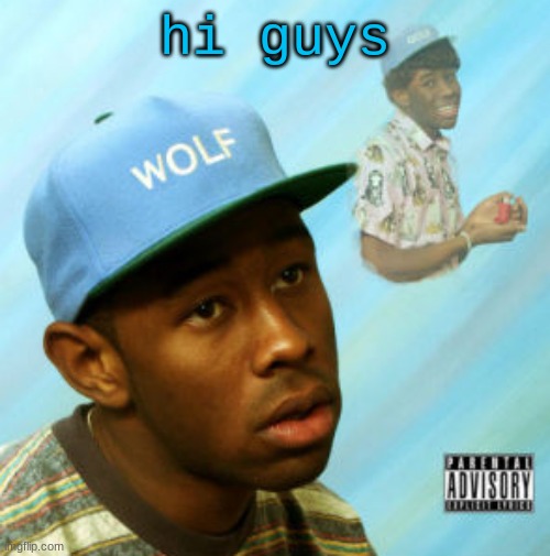 Wolf | hi guys | image tagged in wolf | made w/ Imgflip meme maker