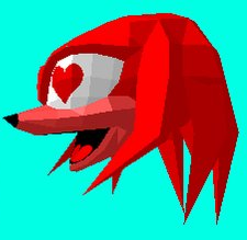 High Quality knuckles heart eyes Blank Meme Template