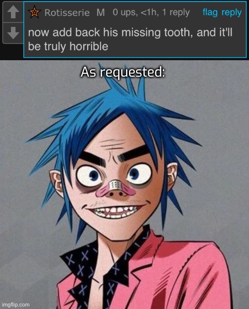 As requested: | made w/ Imgflip meme maker